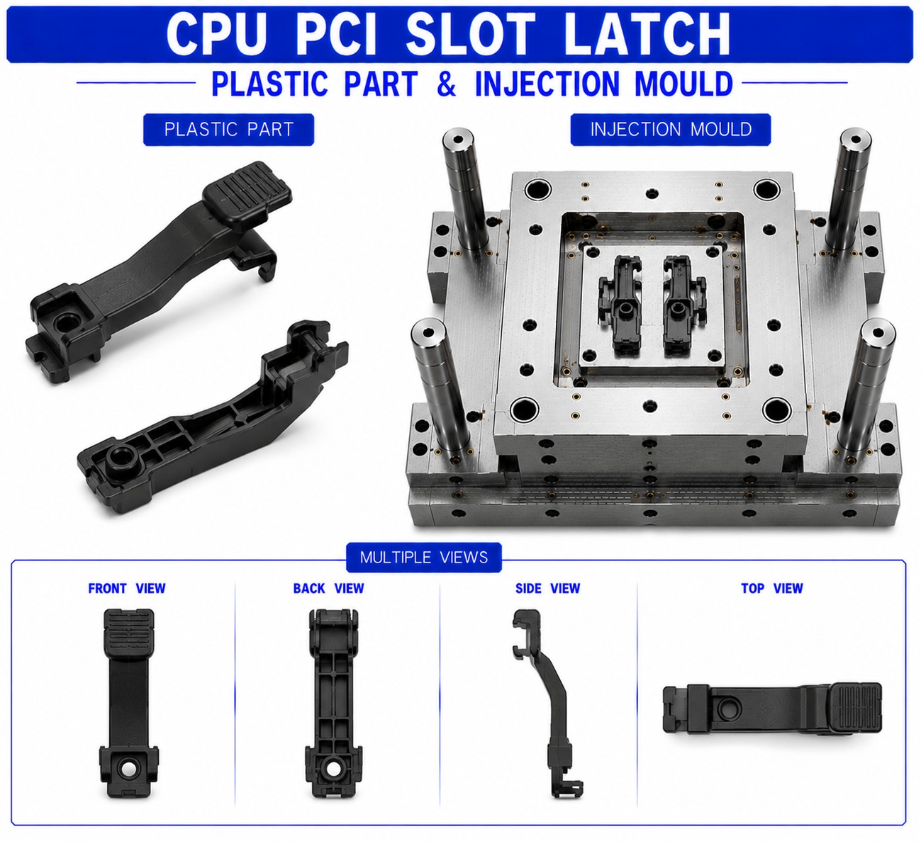 CPU Plastic PCI Slot Latch